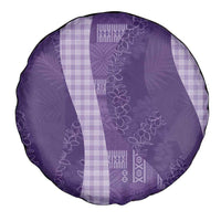 Polynesian Tribal Pattern Patchwork Picturesque Spare Tire Cover Deep Violet LT7 - Polynesian Pride