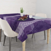 Polynesian Tribal Pattern Patchwork Picturesque Tablecloth Deep Violet LT7 - Polynesian Pride