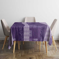 Polynesian Tribal Pattern Patchwork Picturesque Tablecloth Deep Violet LT7 - Polynesian Pride