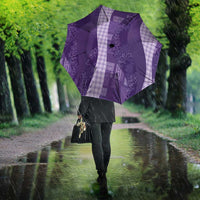 Polynesian Tribal Pattern Patchwork Picturesque Umbrella Deep Violet LT7 - Polynesian Pride
