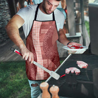 Polynesian Tribal Pattern Patchwork Picturesque Apron Crimson LT7 - Polynesian Pride