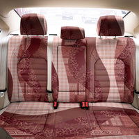 Polynesian Tribal Pattern Patchwork Picturesque Back Car Seat Cover Crimson LT7 - Polynesian Pride