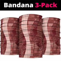 Polynesian Tribal Pattern Patchwork Picturesque Neck Gaiter Crimson LT7 package One Size: 25*50cm Crimson - Polynesian Pride