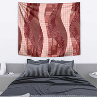 Polynesian Tribal Pattern Patchwork Picturesque Tapestry Crimson LT7 - Polynesian Pride