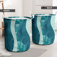 Polynesian Tribal Pattern Patchwork Picturesque Laundry Basket Oceanic LT7 - Polynesian Pride