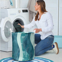 Polynesian Tribal Pattern Patchwork Picturesque Laundry Basket Oceanic LT7 - Polynesian Pride