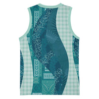 Polynesian Tribal Pattern Patchwork Picturesque Basketball Jersey Oceanic LT7 - Polynesian Pride