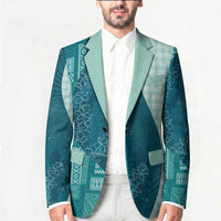 Polynesian Tribal Pattern Patchwork Picturesque Blazer Oceanic LT7 - Polynesian Pride