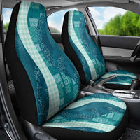 Polynesian Tribal Pattern Patchwork Picturesque Car Seat Cover Oceanic LT7 - Polynesian Pride