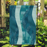 Polynesian Tribal Pattern Patchwork Picturesque Garden Flag Oceanic LT7 Garden Flag Blue - Polynesian Pride