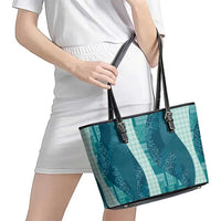 Polynesian Tribal Pattern Patchwork Picturesque Leather Tote Bag Oceanic LT7 - Polynesian Pride