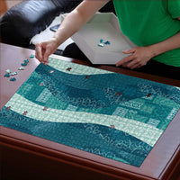 Polynesian Tribal Pattern Patchwork Picturesque Puzzle Oceanic LT7 - Polynesian Pride