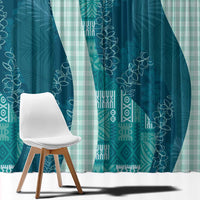 Polynesian Tribal Pattern Patchwork Picturesque Window Curtain Oceanic LT7 - Polynesian Pride