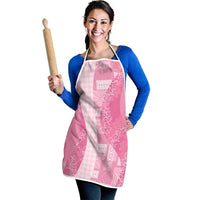 Polynesian Tribal Pattern Patchwork Picturesque Apron Rose Pink LT7 - Polynesian Pride