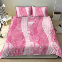 Polynesian Tribal Pattern Patchwork Picturesque Bedding Set Rose Pink LT7 - Polynesian Pride