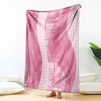 Polynesian Tribal Pattern Patchwork Picturesque Blanket Rose Pink LT7 - Polynesian Pride