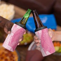 Polynesian Tribal Pattern Patchwork Picturesque 4 in 1 Can Cooler Tumbler Rose Pink LT7 - Polynesian Pride