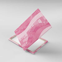 Polynesian Tribal Pattern Patchwork Picturesque Canvas Wall Art Rose Pink LT7 With Frame Rose Pink - Polynesian Pride