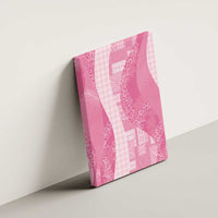 Polynesian Tribal Pattern Patchwork Picturesque Canvas Wall Art Rose Pink LT7 - Polynesian Pride