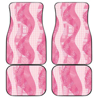 Polynesian Tribal Pattern Patchwork Picturesque Car Mats Rose Pink LT7 - Polynesian Pride