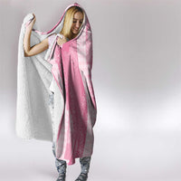 Polynesian Tribal Pattern Patchwork Picturesque Hooded Blanket Rose Pink LT7 - Polynesian Pride