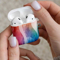 Polynesian Tribal Pattern Patchwork Picturesque AirPods Case Holographic LT7 - Polynesian Pride