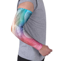 Polynesian Tribal Pattern Patchwork Picturesque Arm Sleeves Holographic LT7 - Polynesian Pride