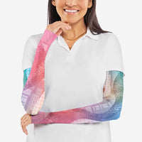 Polynesian Tribal Pattern Patchwork Picturesque Arm Sleeves Holographic LT7 - Polynesian Pride