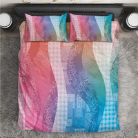 Polynesian Tribal Pattern Patchwork Picturesque Bedding Set Holographic LT7 Holographic - Polynesian Pride