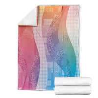 Polynesian Tribal Pattern Patchwork Picturesque Blanket Holographic LT7 - Polynesian Pride