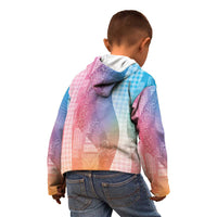 Polynesian Tribal Pattern Patchwork Picturesque Kid Hoodie Holographic LT7 - Polynesian Pride