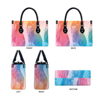 Polynesian Tribal Pattern Patchwork Picturesque Leather Bag Holographic LT7 - Polynesian Pride