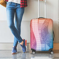 Polynesian Tribal Pattern Patchwork Picturesque Luggage Cover Holographic LT7 - Polynesian Pride