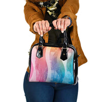 Polynesian Tribal Pattern Patchwork Picturesque Shoulder Handbag Holographic LT7 One Size Holographic - Polynesian Pride