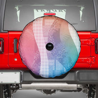 Polynesian Tribal Pattern Patchwork Picturesque Spare Tire Cover Holographic LT7 - Polynesian Pride