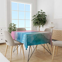 Polynesian Tribal Pattern Patchwork Picturesque Tablecloth Holographic LT7 - Polynesian Pride