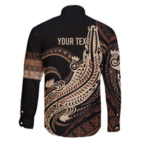 Personalized Solomon Islands Crocodile Family Matching Short Sleeve Bodycon Dress and Hawaiian Shirt Hapi Isles - Independence Anniversary