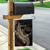 Personalized Solomon Islands Crocodile Garden Flag Hapi Isles - Independence Anniversary