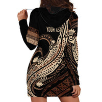 Personalized Solomon Islands Crocodile Hoodie Dress Hapi Isles - Independence Anniversary