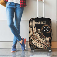 Personalized Solomon Islands Crocodile Luggage Cover Hapi Isles - Independence Anniversary