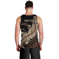 Personalized Solomon Islands Crocodile Men Tank Top Hapi Isles - Independence Anniversary
