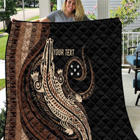Personalized Solomon Islands Crocodile Quilt Hapi Isles - Independence Anniversary