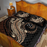Personalized Solomon Islands Crocodile Quilt Bed Set Hapi Isles - Independence Anniversary