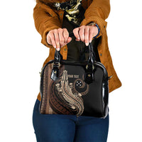 Personalized Solomon Islands Crocodile Shoulder Handbag Hapi Isles - Independence Anniversary