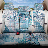 Aotearoa Maori Koru Curves Back Car Seat Cover Aqua Paua Shell LT7 One Size Blue - Polynesian Pride