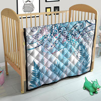 Aotearoa Maori Koru Curves Quilt Aqua Paua Shell LT7 - Polynesian Pride