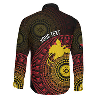 Papua New Guinea Independence Personalized Family Matching Mermaid Dress and Hawaiian Shirt Tapa Circle LT7 Son's Shirt Black - Polynesian Pride