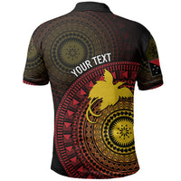 Papua New Guinea Independence Personalized Polo Shirt Tapa Circle LT7 - Polynesian Pride