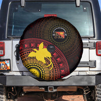 Papua New Guinea Independence Spare Tire Cover Tapa Circle