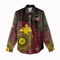 Papua New Guinea Independence Personalized Women Casual Shirt Tapa Circle